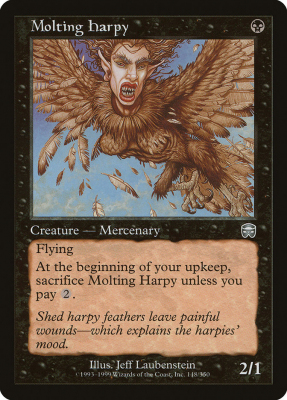 Molting Harpy